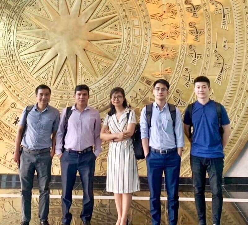 Đội triển khai dự án tại Đài Truyền hình Việt Nam