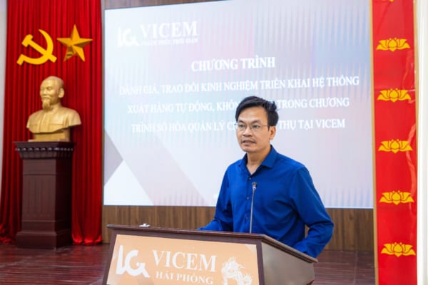 iERP tham dự hội thảo đánh giá kết quả vận hành của hệ thống hàng không dừng do Vicem Hải Phòng tổ chức