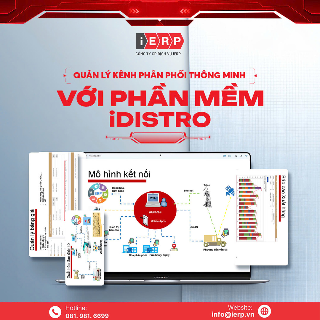 iERP iDISTRO Giải pháp bán hàng qua kênh phân phối