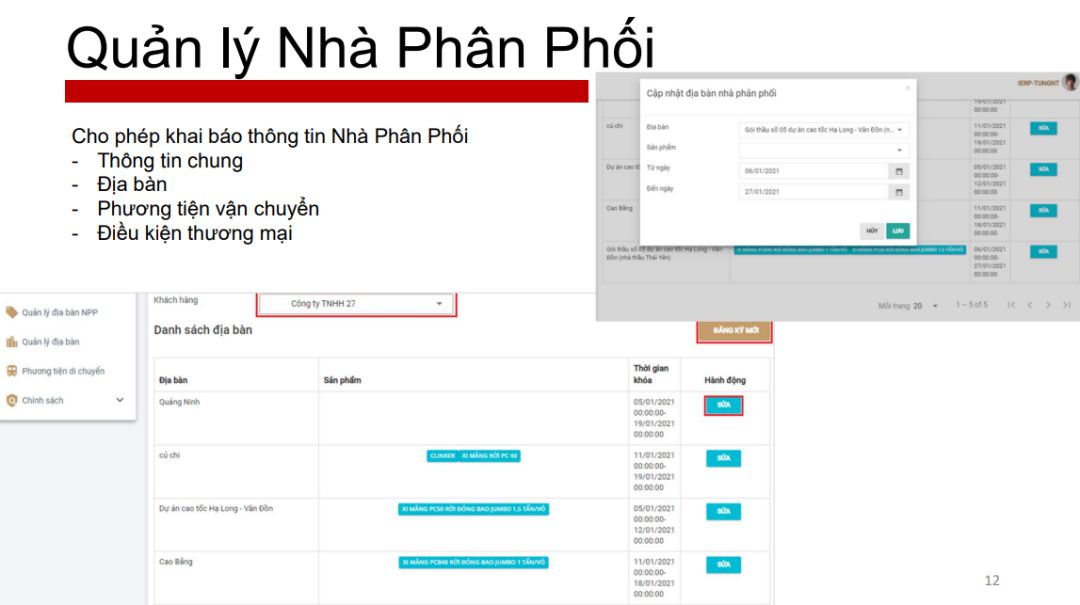 iERP iDISTRO Giải pháp bán hàng qua kênh phân phối