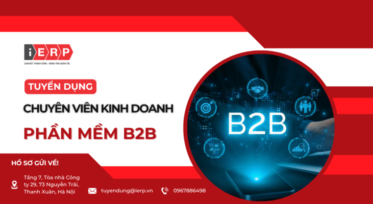 TUYỂN DỤNG CHUYÊN VIÊN KINH DOANH PHẦN MỀM B2B