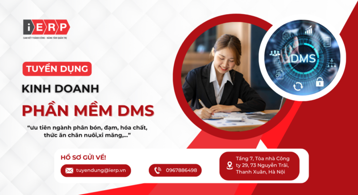 TUYỂN DỤNG KINH DOANH PHẦN MỀM DMS