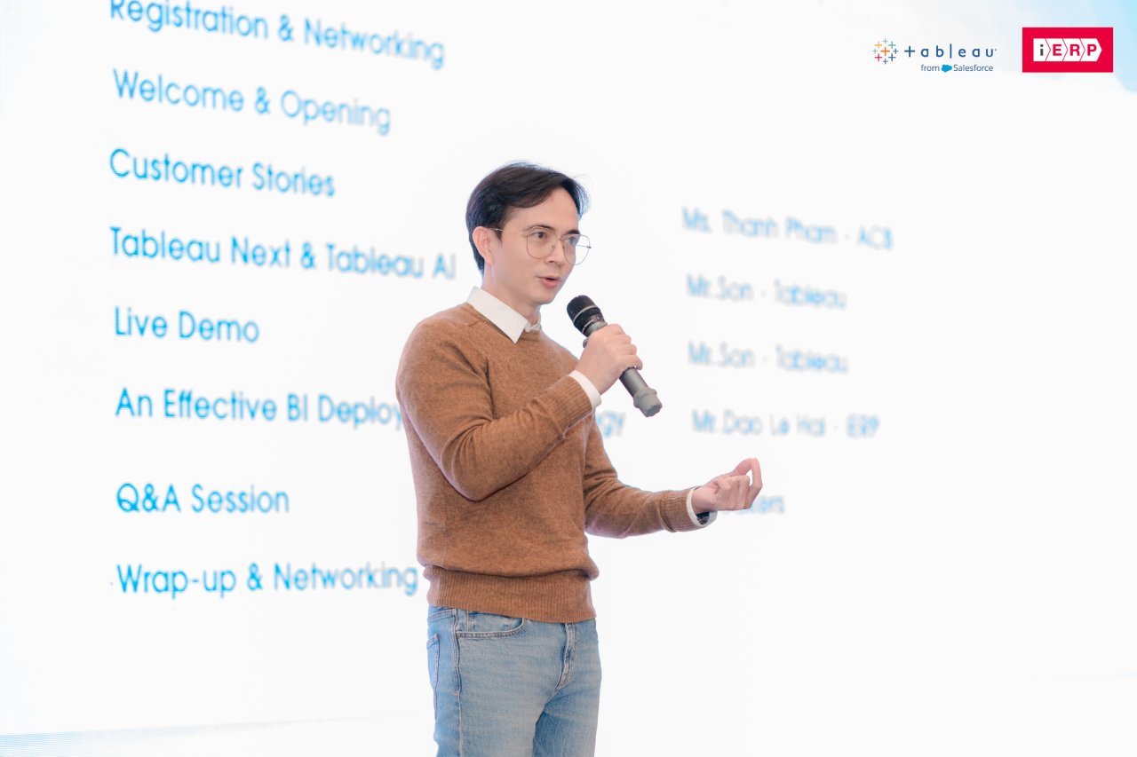 Dashboard đến AI Agent: Hành trình dữ liệu của ACB và bước tiến mới với Agentforce Tableau & iERP