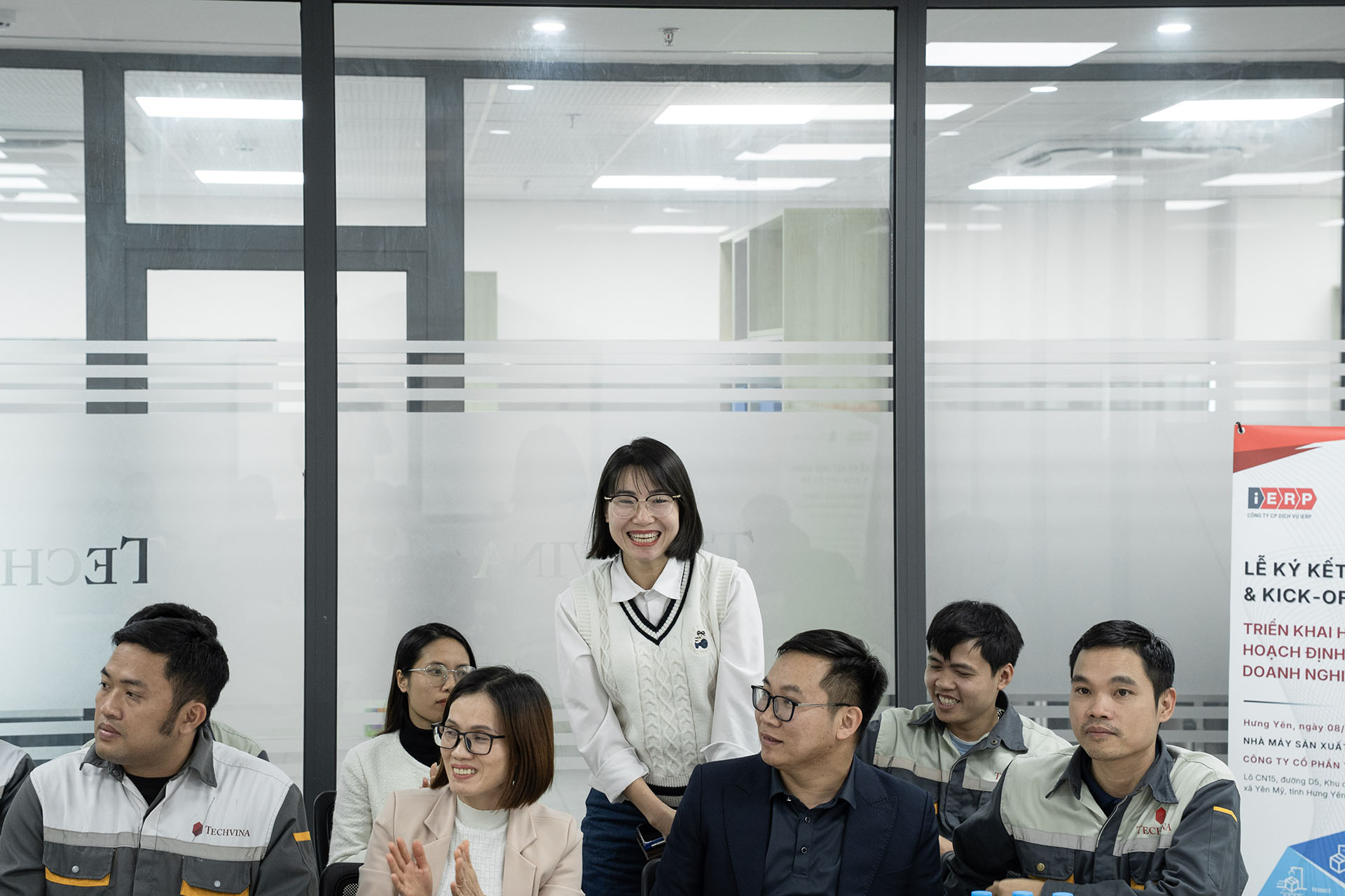 Lễ ký kết hợp đồng & Khởi động dự án triển khai hệ thống ERP (Oracle E-Business Suite) cho công ty CP TECHVINA HOLDING