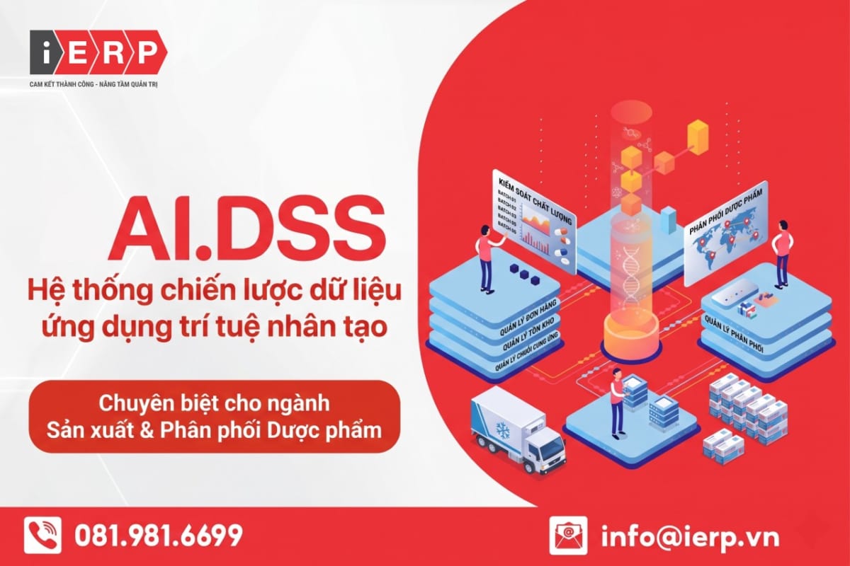 AI.DSS - Hệ thống chiến lược dữ liệu ứng dụng trí tuệ nhân tạo Chuyên biệt cho ngành Sản xuất & Phân phối Dược phẩm