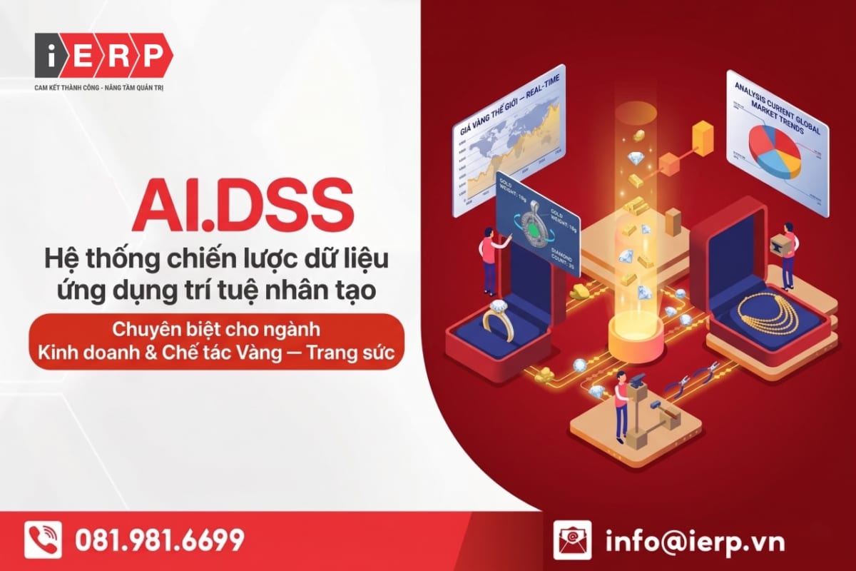 AI.DSS - Hệ thống chiến lược dữ liệu ứng dụng trí tuệ nhân tạo Chuyên biệt cho ngành Kinh doanh & Chế tác Vàng — Trang sức